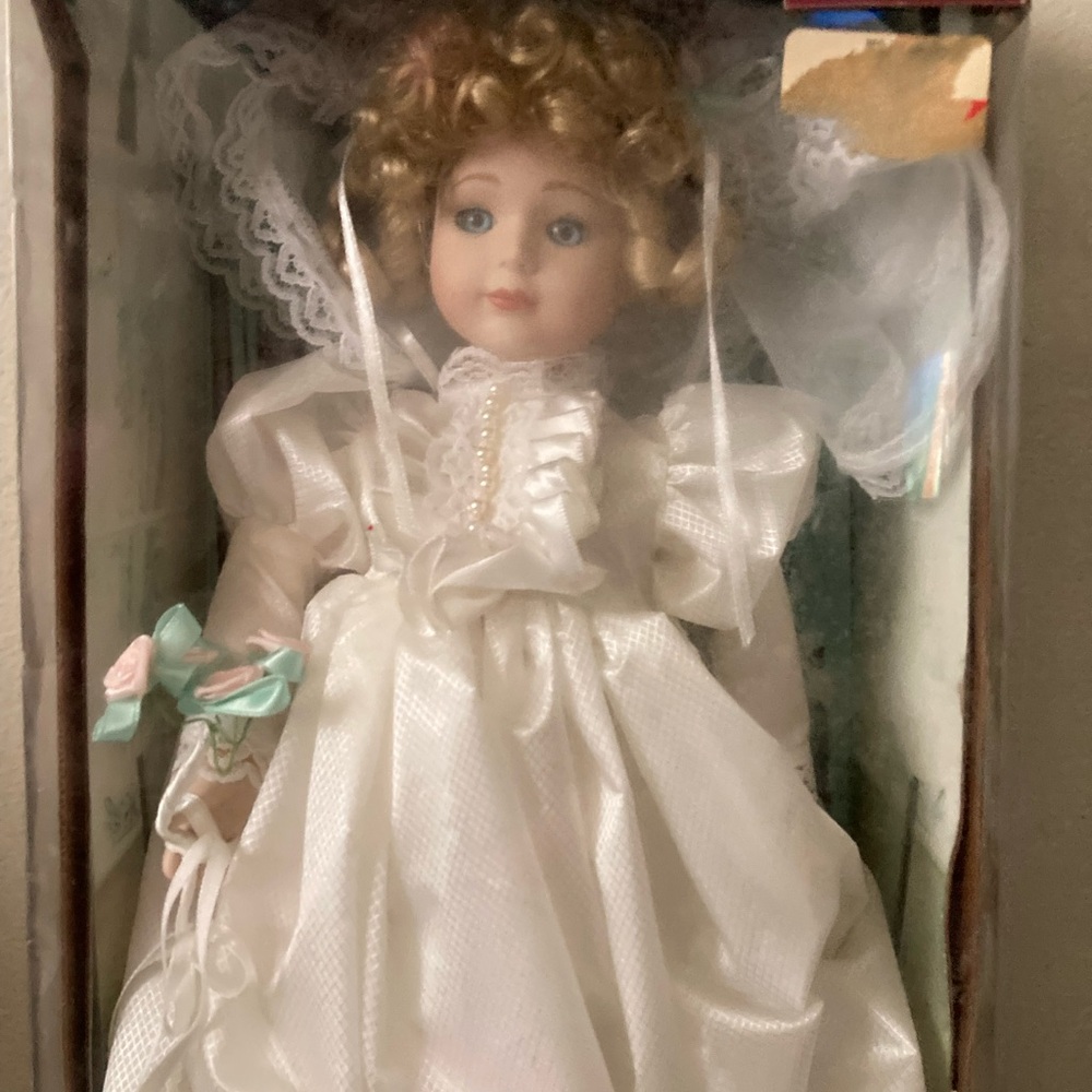 Expressions White Lace Doll
